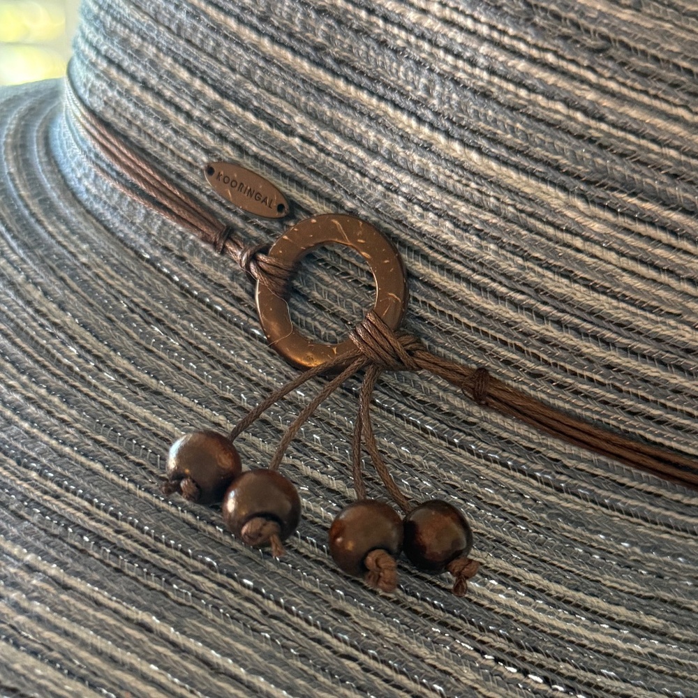 Kooringal Australia Blue Braided Packable Sun Hat - 100% Polyester (Like New) - Picture 2 of 7